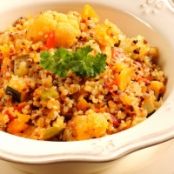 Turmeric Roasted Cauliflower with Quinoa