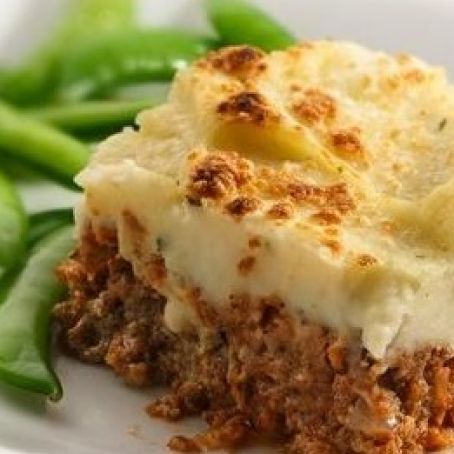 Garlic Potato-Topped Italian Meatloaf