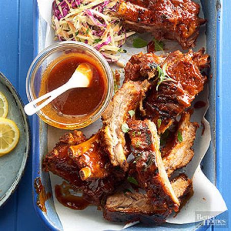 Oven-to-Grill Baby Back Ribs