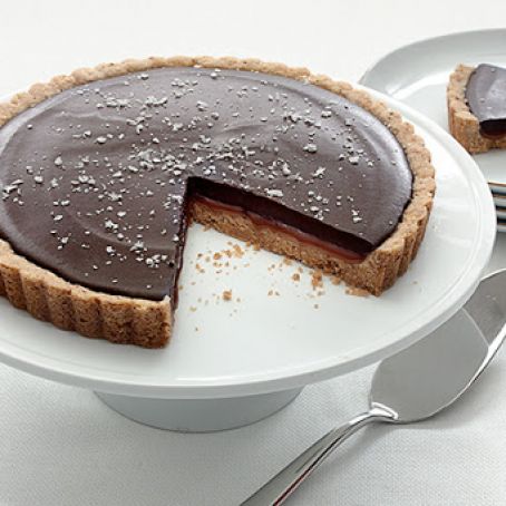 Salted Chocolate Caramel Tart