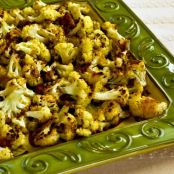 Roasted Cauliflower with Parmesan