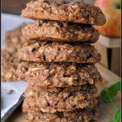 Giant Whole Wheat Apple-Oat Breakfast Cookies
