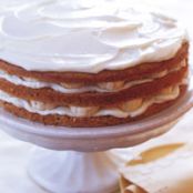 Banana Layer Cake with Mascarpone Frosting