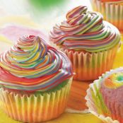 Tie-Dye Cupcakes