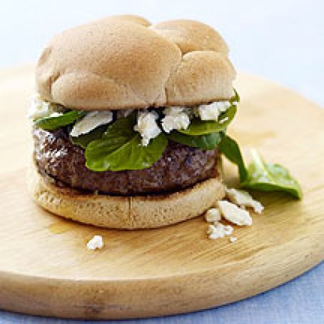 Greek-Style Cheeseburgers