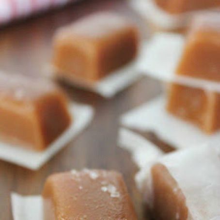 Easy Salted Carmels
