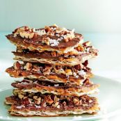 Salted Chocolate Matzo Toffee
