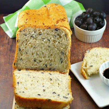 Bread Machine Onion and Olive Bread