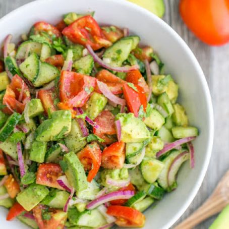 Tomato Avocado Salad: