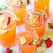 Strawberry Pineapple Mojito