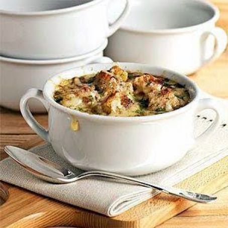 Caramelized Onion and Mushroom Soup