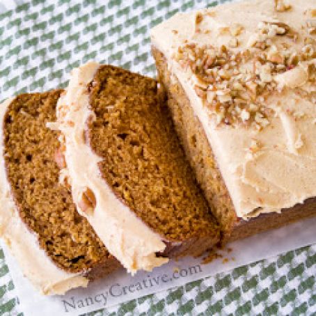 Pumpkin Bread with Pumpkin Buttercream