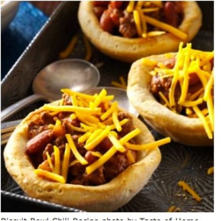 Biscuit Bowl Chili Recipe