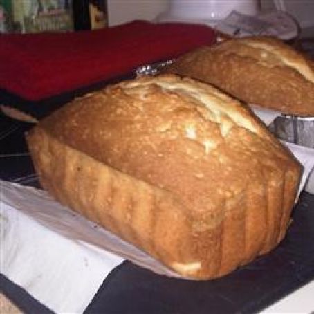 Butter Cream Cheese Pound Cake