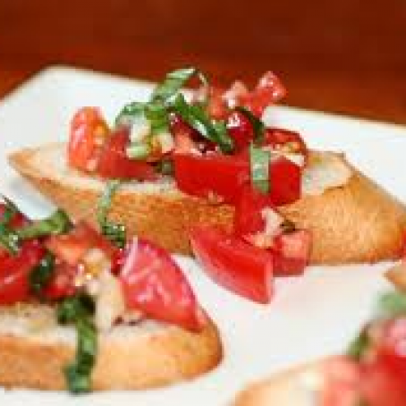 Bruschetta with Tomato and Basil