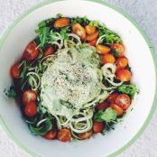 Zoodles With Creamy Avocado Pesto
