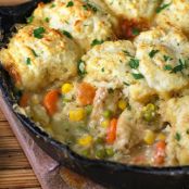 One Skillet Chicken Pot Pie in Just 30 Minutes