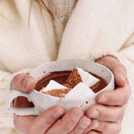 Superrich Hot Chocolate with Coconut Cream