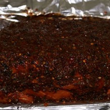 PIERNA DE CERDO ADOBADA CON CUATRO CHILES