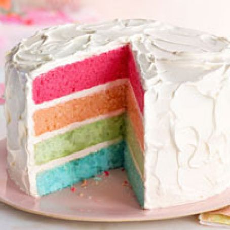 Rainbow Layer Cake