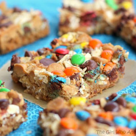 Easy Monster Cookie Bars