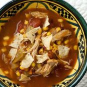 Slow Cooker Chicken Tortilla Soup