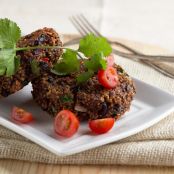 Black Bean Quinoa Veggie Burger