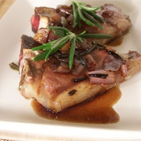Lamb Chops with Balsamic Reduction