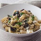 Fusilli with Roasted Eggplant and Goat Cheese