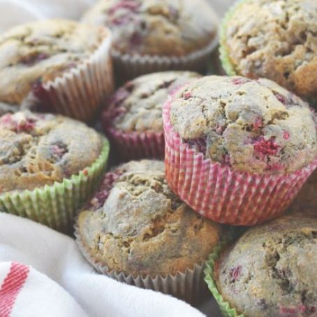 Whole-Wheat Lemon Raspberry Muffins