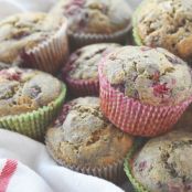 Whole-Wheat Lemon Raspberry Muffins