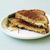 Grilled Gruyere and Caramelized Onion Sandwiches- WW