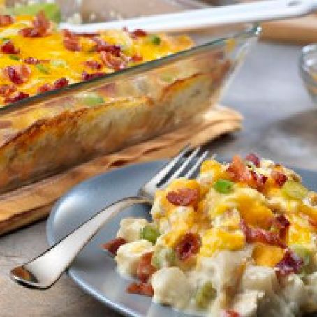 Fully Loaded Chicken and Potato Bake