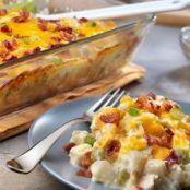 Fully Loaded Chicken and Potato Bake
