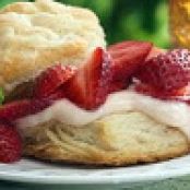 Strawberry-Custard Shortcakes