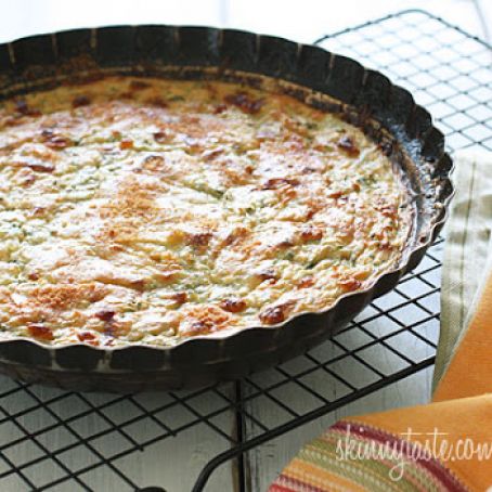 Crustless Summer Zucchini Pie