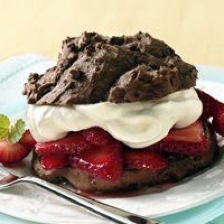 Chocolate Strawberry Shortcake