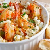 Garides Saganaki (Shrimp Saganaki)