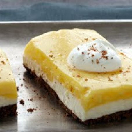 Creamy Eggnog Squares