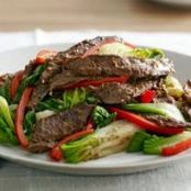 Asian Beef With Baby Bok Choy