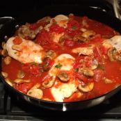 Chicken with Mushrooms and Tomatoes