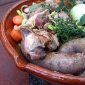 Apokryfisk cassoulet med 4 x fläsk