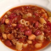 Pasta Fagioli Slow Cooker Crock Pot version