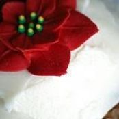 Eggnog Cupcake with Bourbon Caramel Cream Cheese Frosting