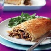 Mushroom and Asparagus Strudel