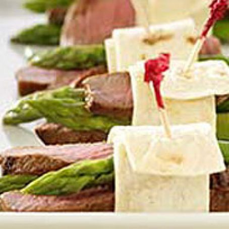Steak & Asparagus Wraps