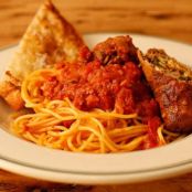 Braciole with Bacon and Onion Sauce