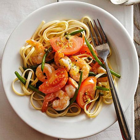Shrimp and Tomato Piccata