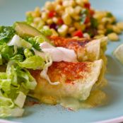 Chicken Enchiladas with Tomatillo Sauce