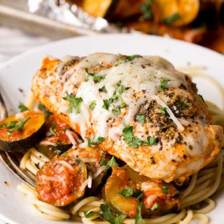 Chicken Parmesan Foil Packets